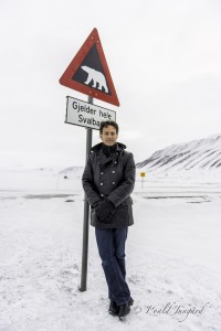 Dave Fields in Svalbard Spitzbergen photo Roald Jungard